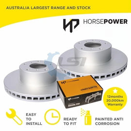 Front Brake Pads and Disc Rotors set for Holden Berlina VX VY VZ 2000-2007