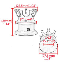 Load image into Gallery viewer, 4X Crown Head Bolt Cover Spark Plug Cap Fit For Harley Sportster XL Softail Dyna