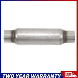 3 inch Exhaust Hotdog Resonator Muffler Glass Pack Stainless Steel 12