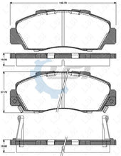 Load image into Gallery viewer, Front Brake Pads and Rotors Set for Honda CRV 2.0L 1997 - 2001
