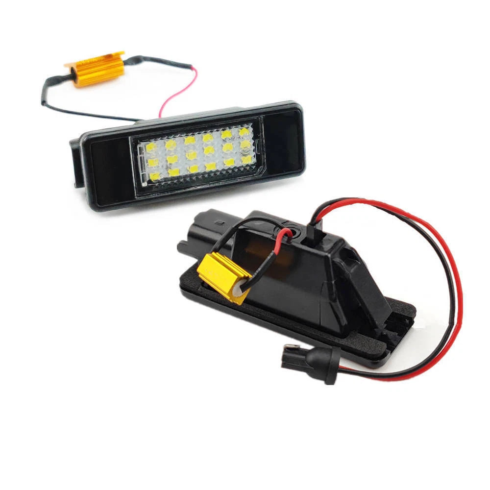 2x LED License Plate Lights for Benz Vito W639, Viano W639, W906 Sprinter