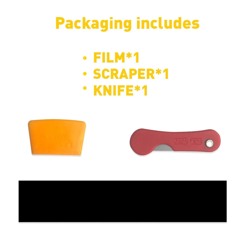 Black Windshield Sun Visor Strip Decal 150x20cm | Universal PVC Tint