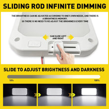 Load image into Gallery viewer, 12V LED Lights RV Caravan Camper Boat Oval Interior Ceiling Roof Dome w/ Remote