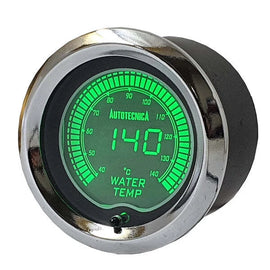 Autotecnica 52Mm Water Temp Chro/Blk Rim 7Col GLCW
