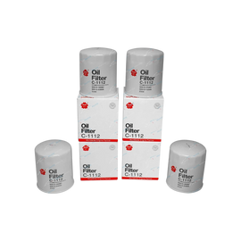 Set of 4 oil filters for Toyota Prado Land Cruiser diesel KZJ90 KZJ95 KZJ120