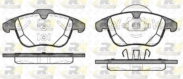 European Front Brake Pads and Disc Rotor for Range Rover Evoque 2.0 2.2 TD 11-19