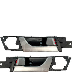 2pc Rear Left & Right Inner Handle Silver for Holden Captiva CG7 7Seater 2006-14