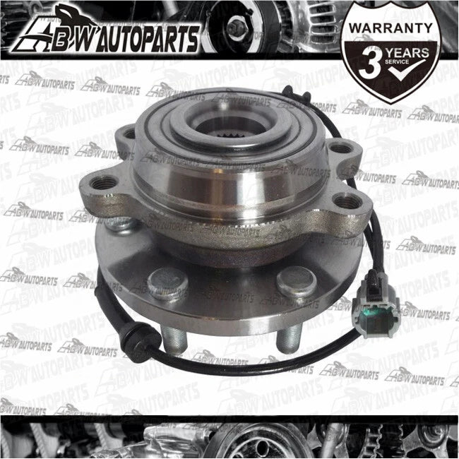 FOR NISSAN NAVARA D40 YD25 4X4 PATHFINDER R51 2 FRONT WHEEL BEARING HUB HUBS