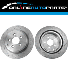 Load image into Gallery viewer, 2 Rear Slotted Disc Rotor for Ford Falcon BF FG 6cyl 4.0L V8 5.4L 2005-2014