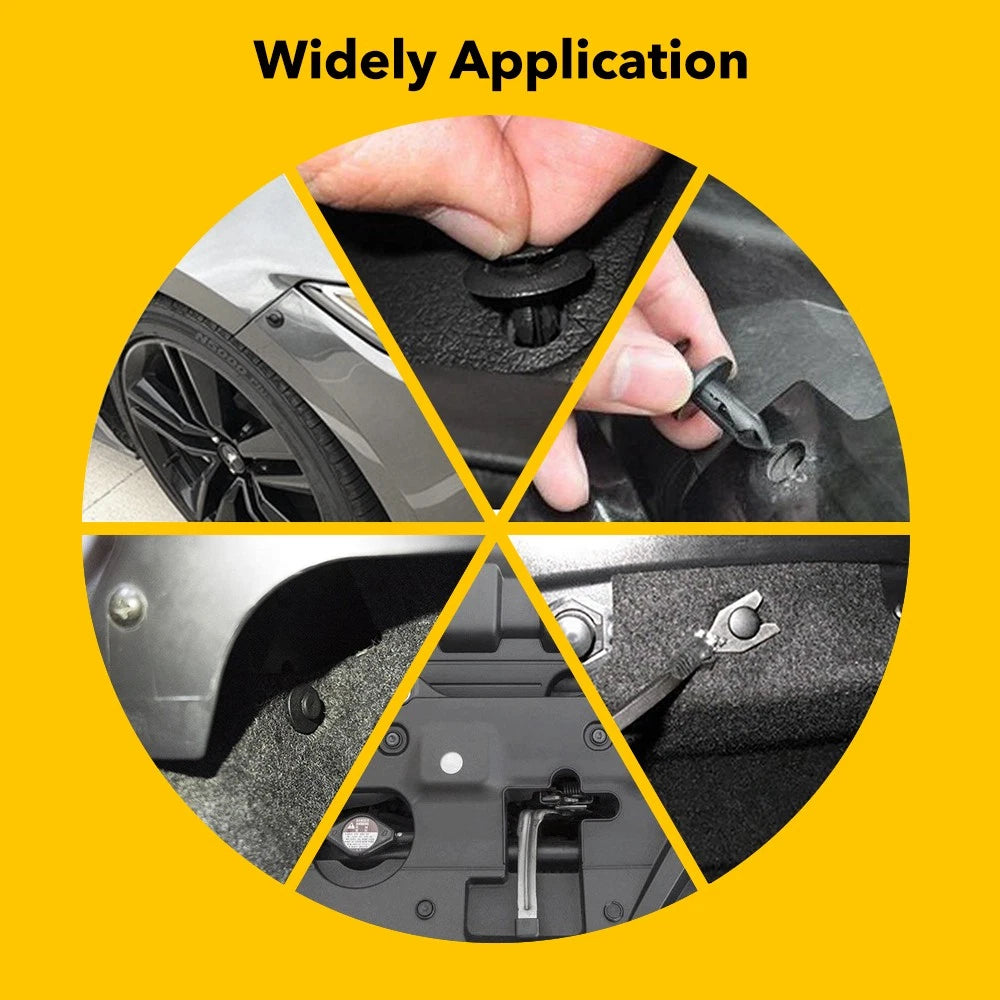 625X Car Trim Clips Kit Fastener Rivet Retainer Bumper Panel Push BOX Pin