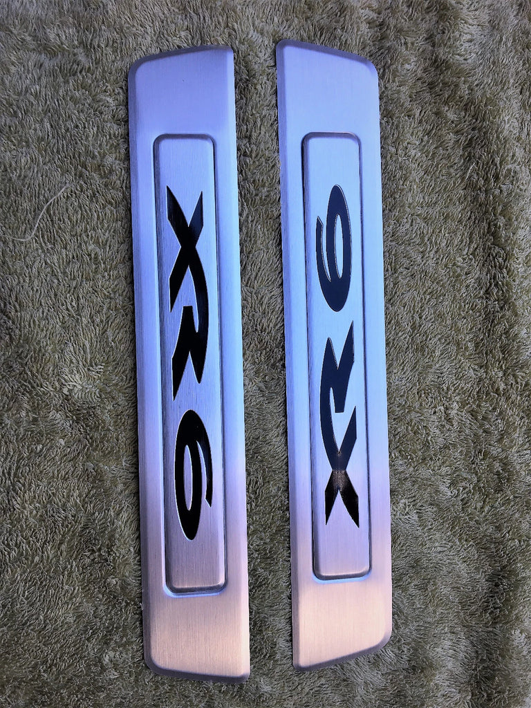 PAIR OF ALLOYS REAR SCUFF PLATE SUIT XR6 FG SERIES FORD FALCON SEDAN