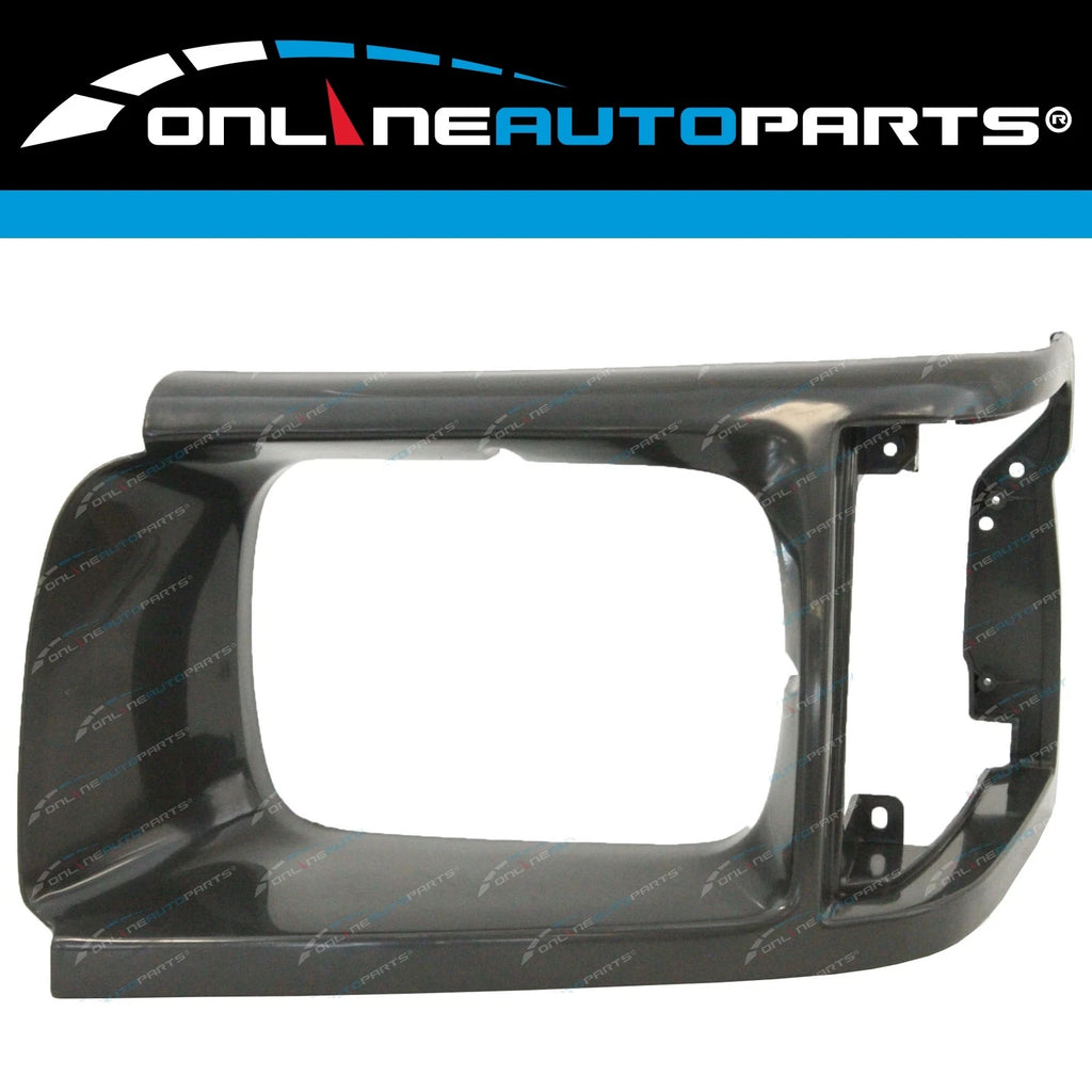 LH+RH Headlight Surround Pair Light Grey for Toyota Hiace Van 1992-1998 L+R Set