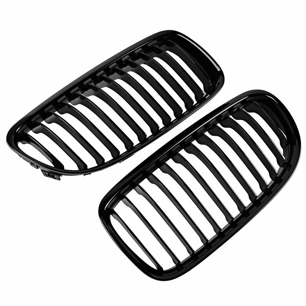 For BMW E90 E91 LCI Sedan 09-11 Front Kidney Grille Grill 323i 325i Gloss Black