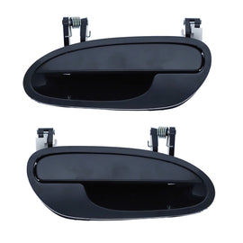 2pc Rear Left & Right Outer Door Handle Black For Holden Commodore VT VX VY VZ