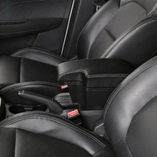 Load image into Gallery viewer, For MG ZS 2017-2023 Car Center Console Armrest Box Storage Case PU Leather Black
