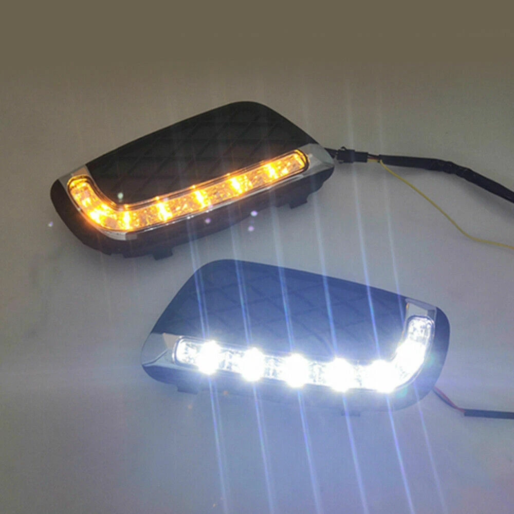 LED Daytime Running Light DRL Turn Signal Light For Benz Smart Fortwo 2008-11 ST