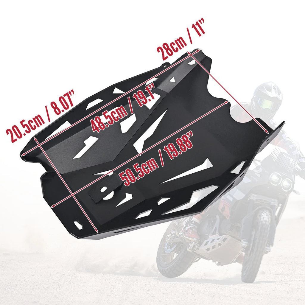 Black Skid Plate Engine Guard Protector Cover For Ducati Desert X 950 2022-2023
