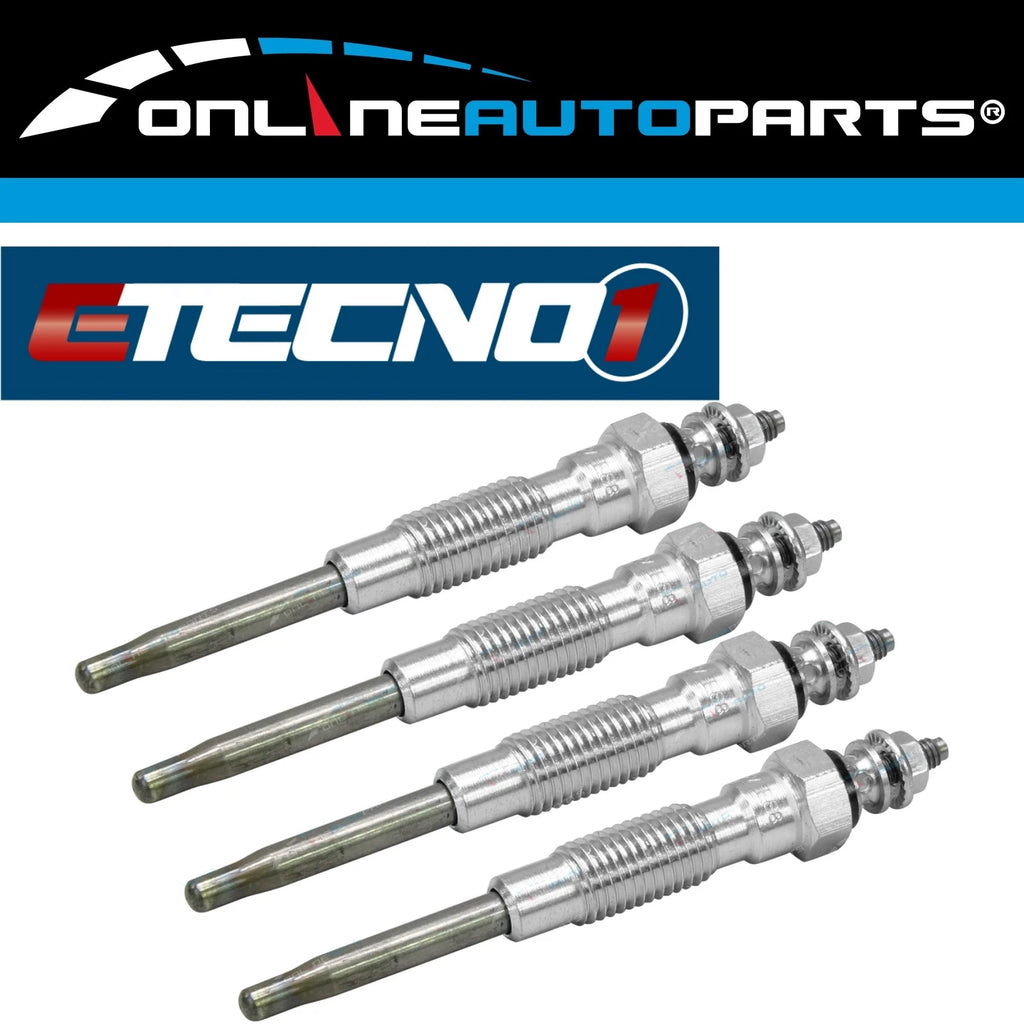 4 Glow Plugs for Landcruiser Bundera LJ70 LJ71 85~91 Turbo Diesel 2L-T 2.4L