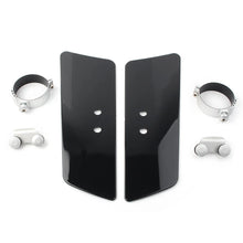 Load image into Gallery viewer, Motorcycle Black Front Wind Fork Air Deflector For Honda Suzuki Kawasaki Yamaha