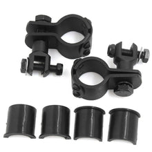 Load image into Gallery viewer, Foot Peg Mount Clamps 1" ~ 1-1/4" Highway Engine Crash Bar For Electra Glide ST