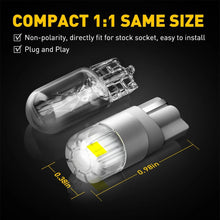 Load image into Gallery viewer, 2/4/10X T10 LED Bulb Globe Parker Number Plate Interior Dash Car Light Bulbs