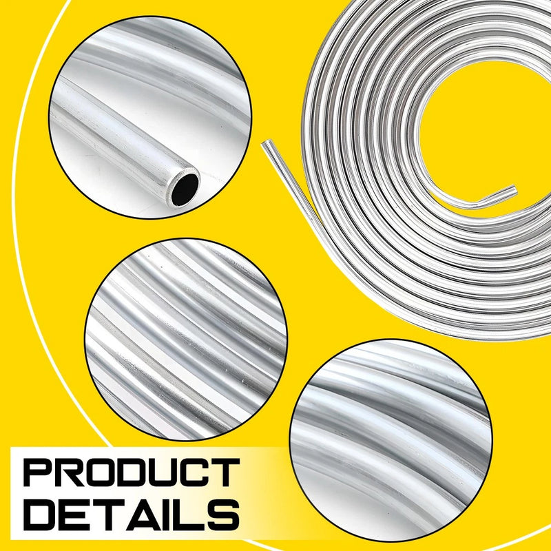 3/8" 20ft Zinc Coated Steel Brake & Fuel Line Bundy Tube Coil