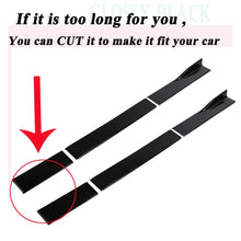 Load image into Gallery viewer, For VW Golf MK5 MK6 MK7 for GTI 2.2M Gloss Black Side Skirt Spoiler Splitter AU