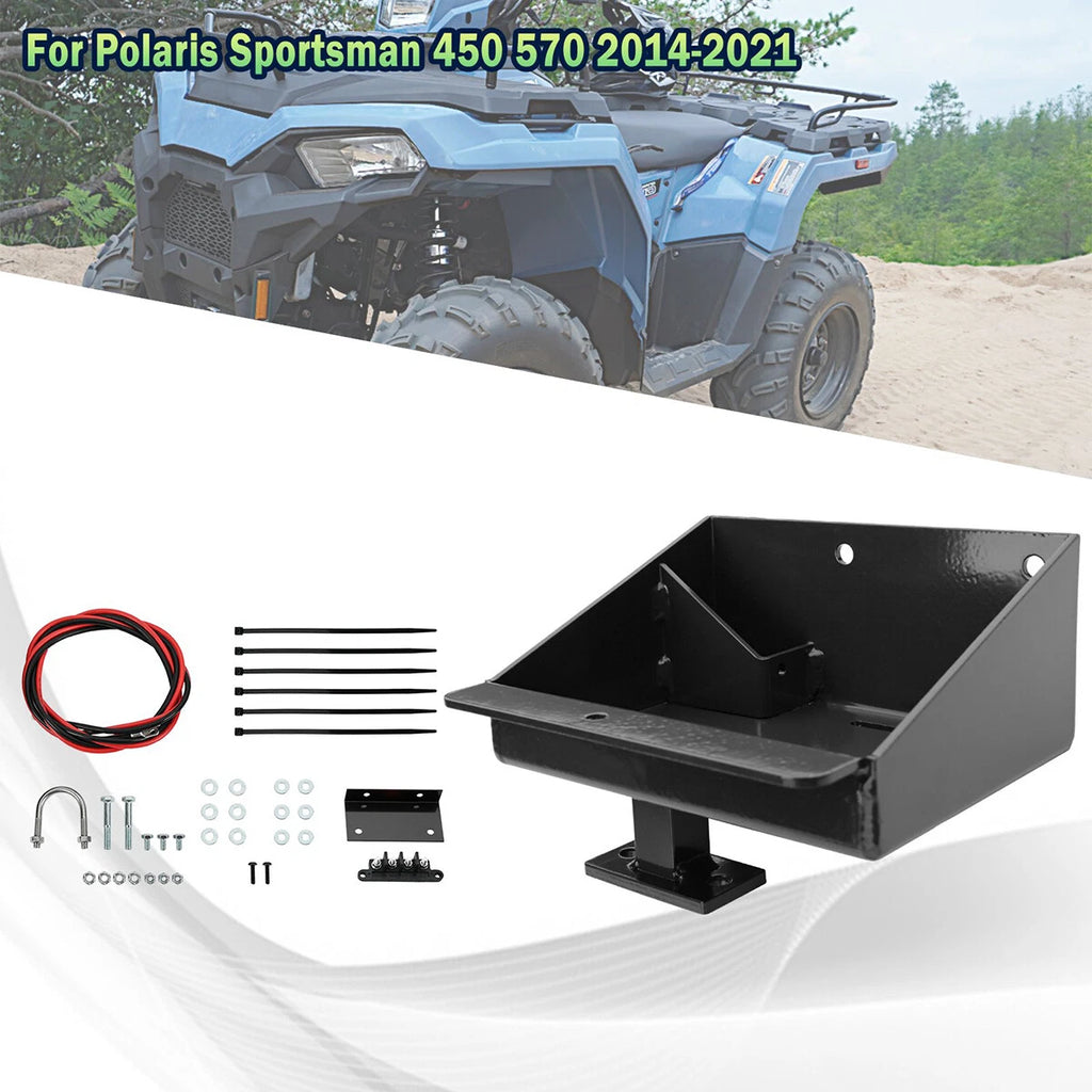 Battery Relocate Kit for Polaris Sportsman 450 570 2014-2021 Battery Box Shield