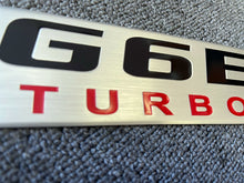 Load image into Gallery viewer, Aluminium G6E Turbo Air Intake Box Plate Badge For BA BF FG Series