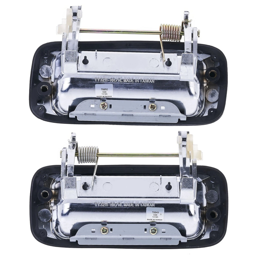 4pc Front Rear Left & Right Outer Door Handle Chrome For Toyota Landcruiser J80