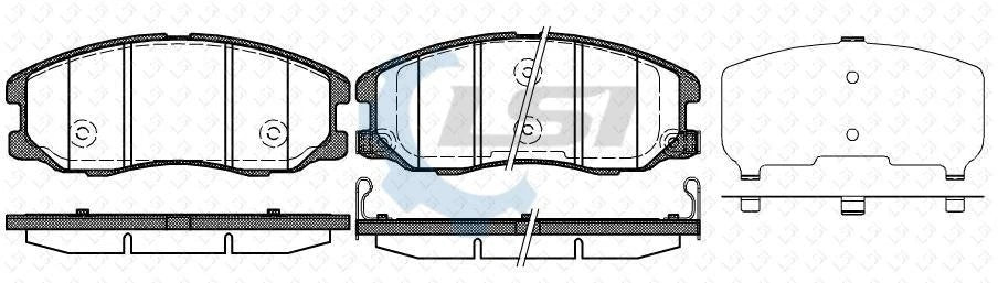 Front Bendix Brake Pads and Disc Rotors set for Holden Captiva CG 2006-2018