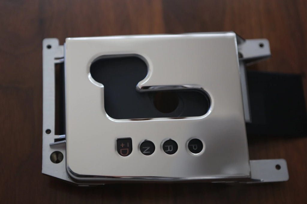 BA/BF FALCON XR6/TURBO/XR8/XT/FUTURA CHROME GEAR KNOB LEVER SURROUND PANEL PLATE