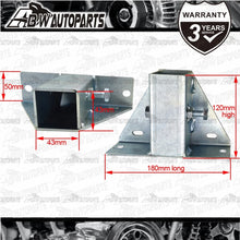 Load image into Gallery viewer, Ladder Rack Pod Mounts Pair suit 40x40mm Tube, Free Post Trade Rack Ute Mounts