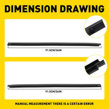 Load image into Gallery viewer, 2pcs Window Seal Weather Strips For Toyota Hilux 2005-2015 2 Doors Single Cab