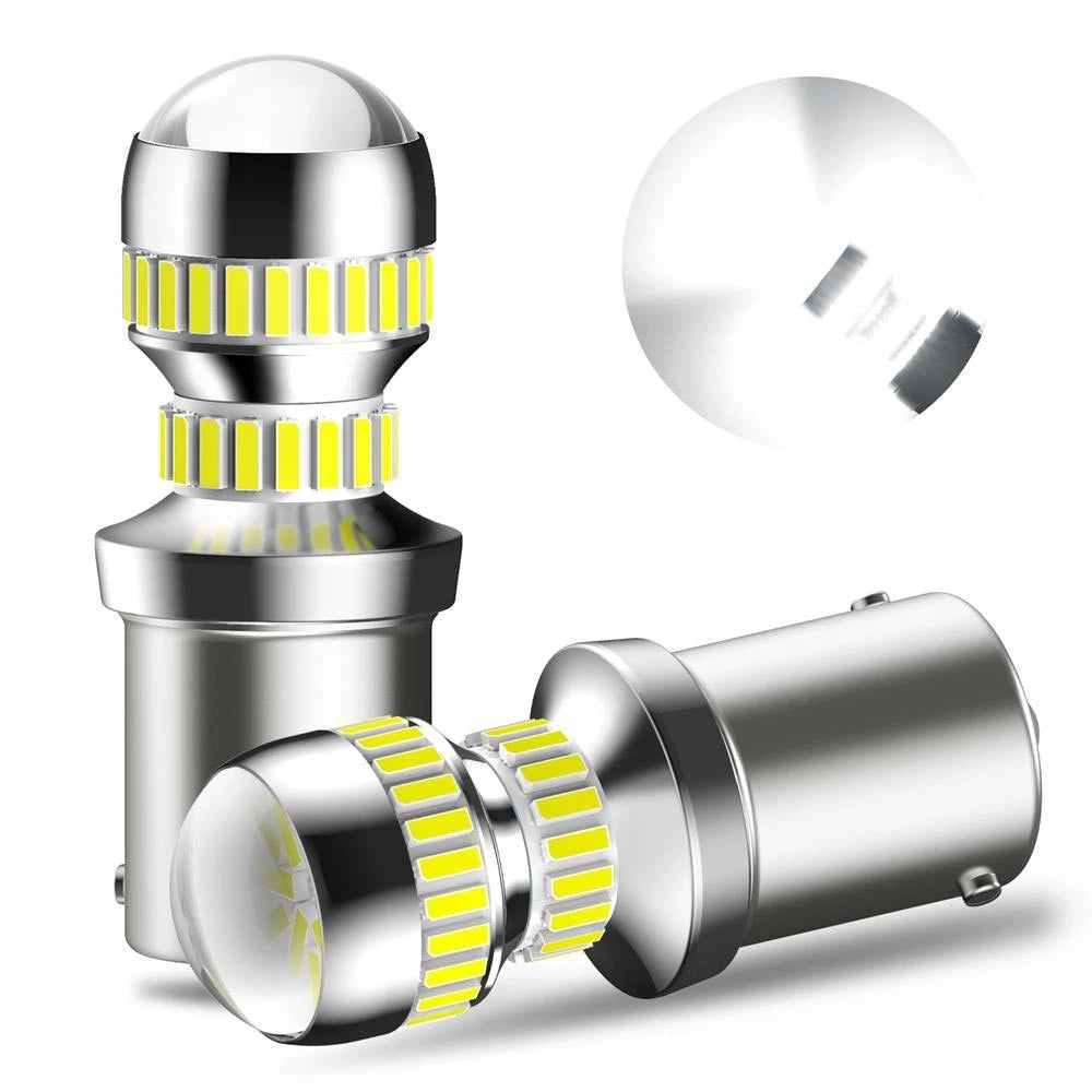 2-10x AUXITO 1156 BA15S P21W Canbus LED Reverse Stop Light Turn Bulb Globe NEWA