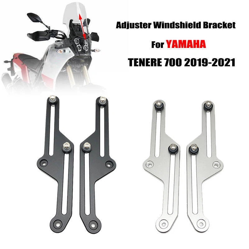 Windshield Windscreen Bracket Mount Adjuster For Yamaha Tenere 700 XT700Z 19-21