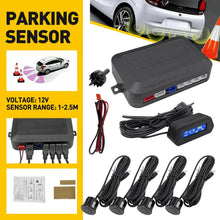 Load image into Gallery viewer, 4 Sensor Car Parking Reversing Alarm System Front Rear Buzzer Reverse Sensor Kit