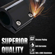 Load image into Gallery viewer, Black CNC Exhaust High Temp Pipe Clamps Connector For Yamha Banshee 350 1987-06