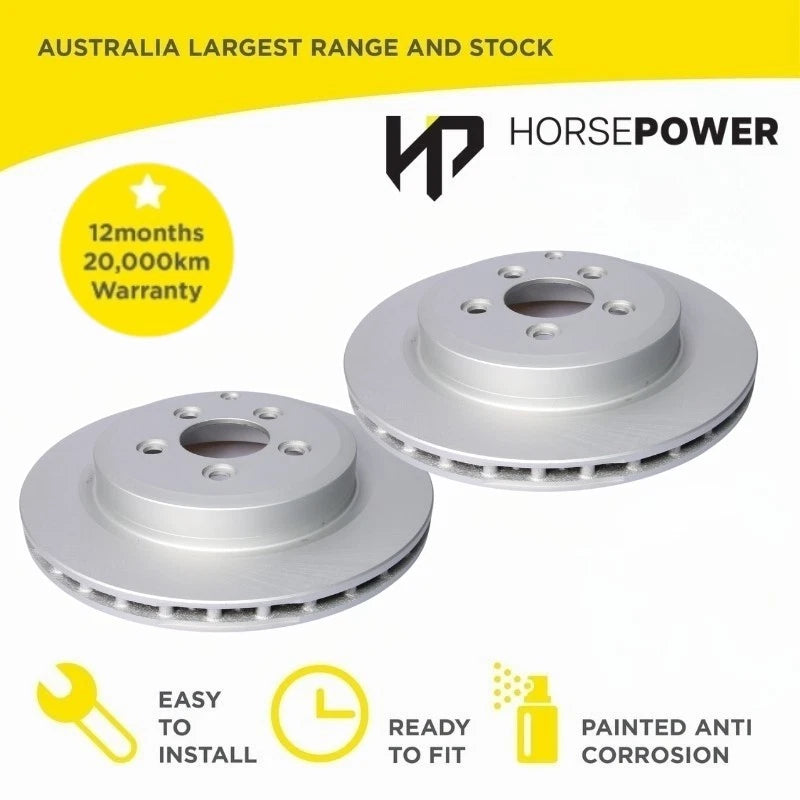 Rear Brake Disc Rotors for Ford Territory SX (TS TX) SY SZ 2004-2016 328mm