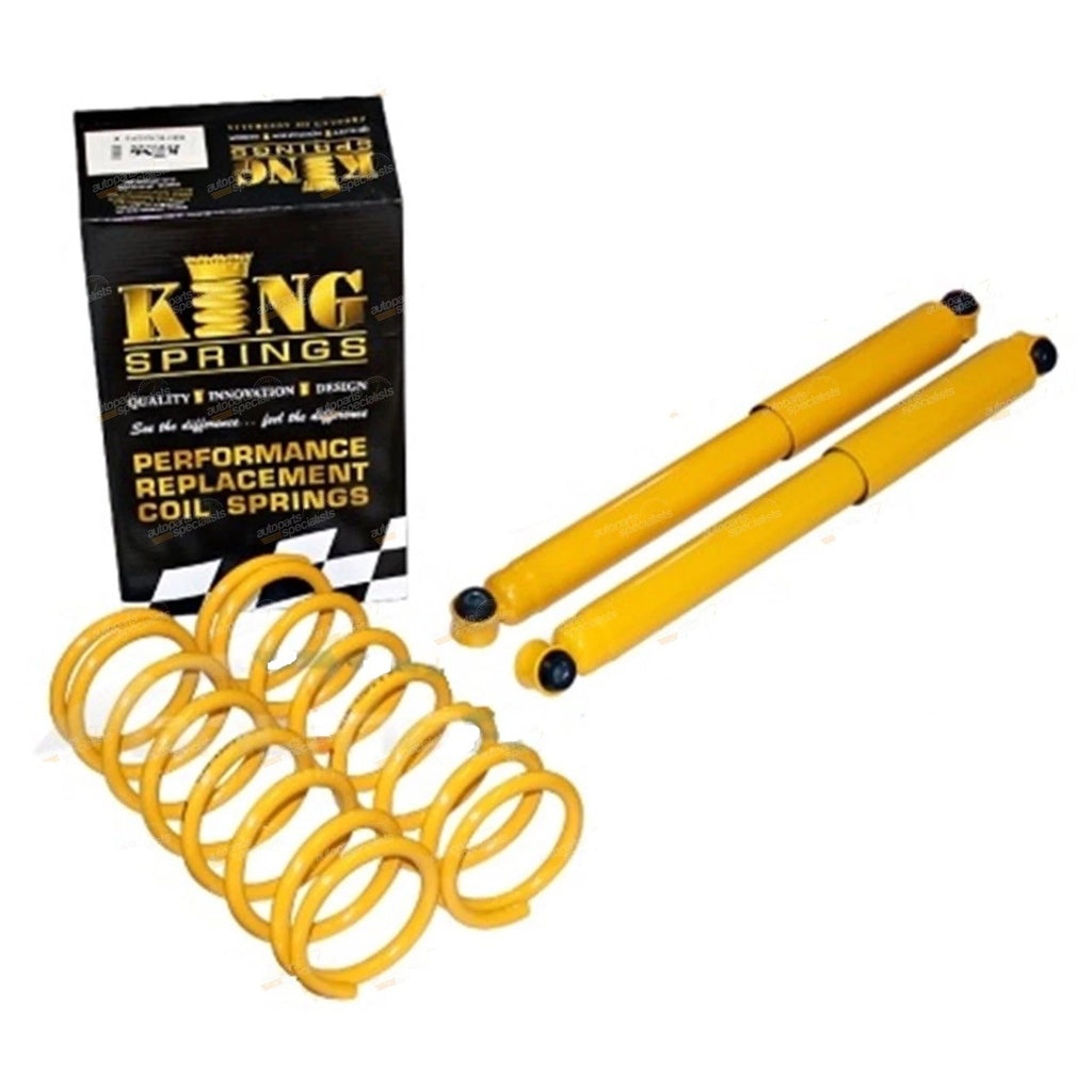 Set of Rear Shock Absorbers + 2" Coil Springs H/Duty 50mm Lift for Patrol GU Y61