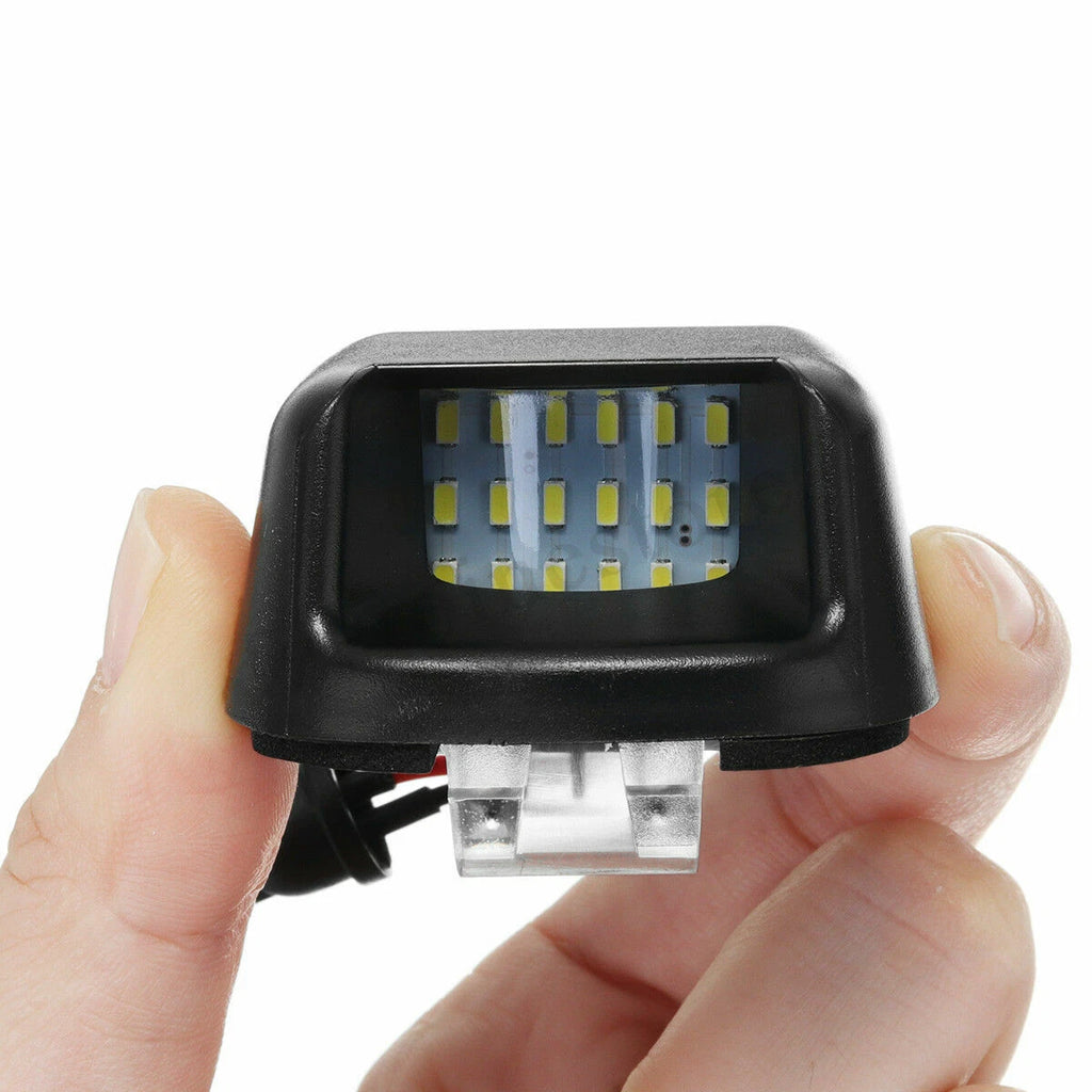 2x Rear Bumper License Number Plate Light for Nissan Navara D40 Lamp Bulb LED ST