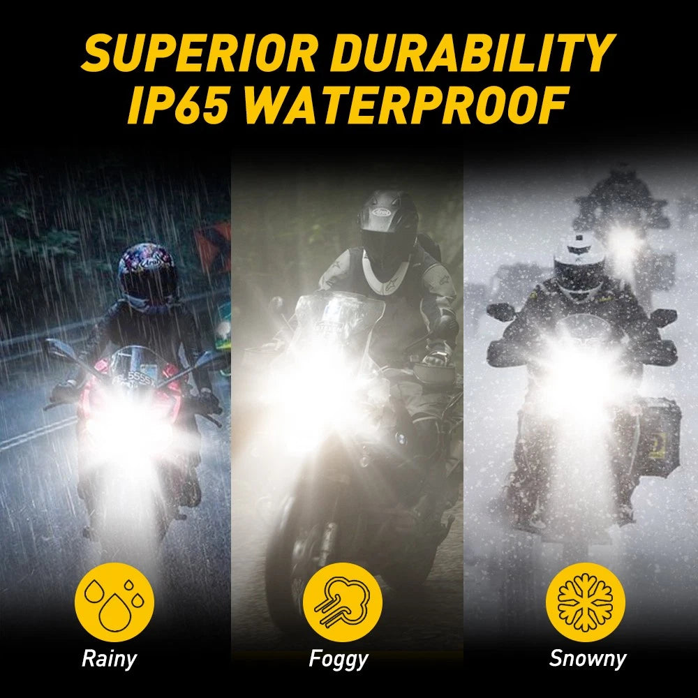 1/2pcs H4 9003 HB2 55W 30000LM LED Headlight Bulb Beam Kit Lamps 6500K White A