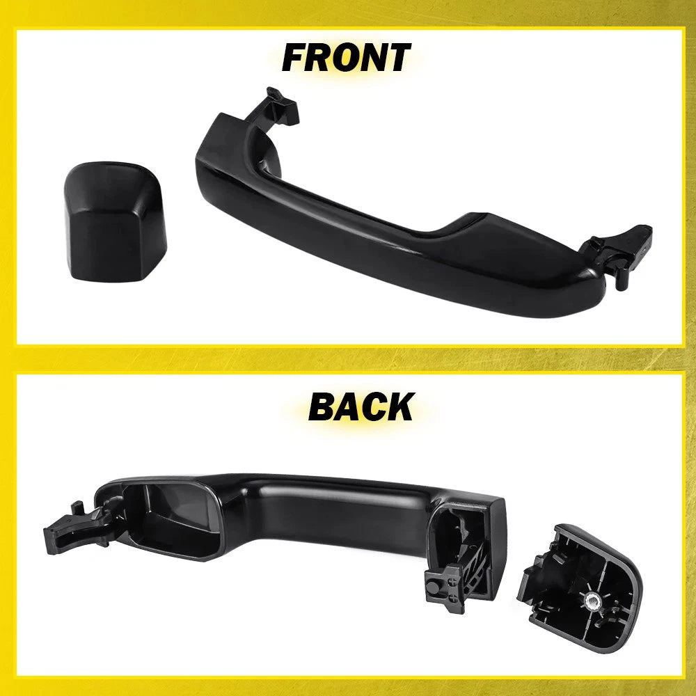 2-20x Rear Outer Door Handle For Toyota Prado J150 Series 2009-20 Black R+L A