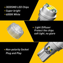 Load image into Gallery viewer, 2x AUXITO T10 W5W 194 168 CANBUS LED Bulbs 6500K White 240LM