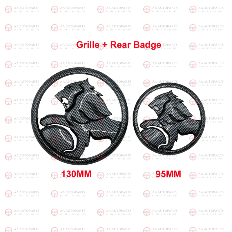 Grille & Carbon Fibre Badge Set for Holden Commodore VE Series 1 SV6 SS