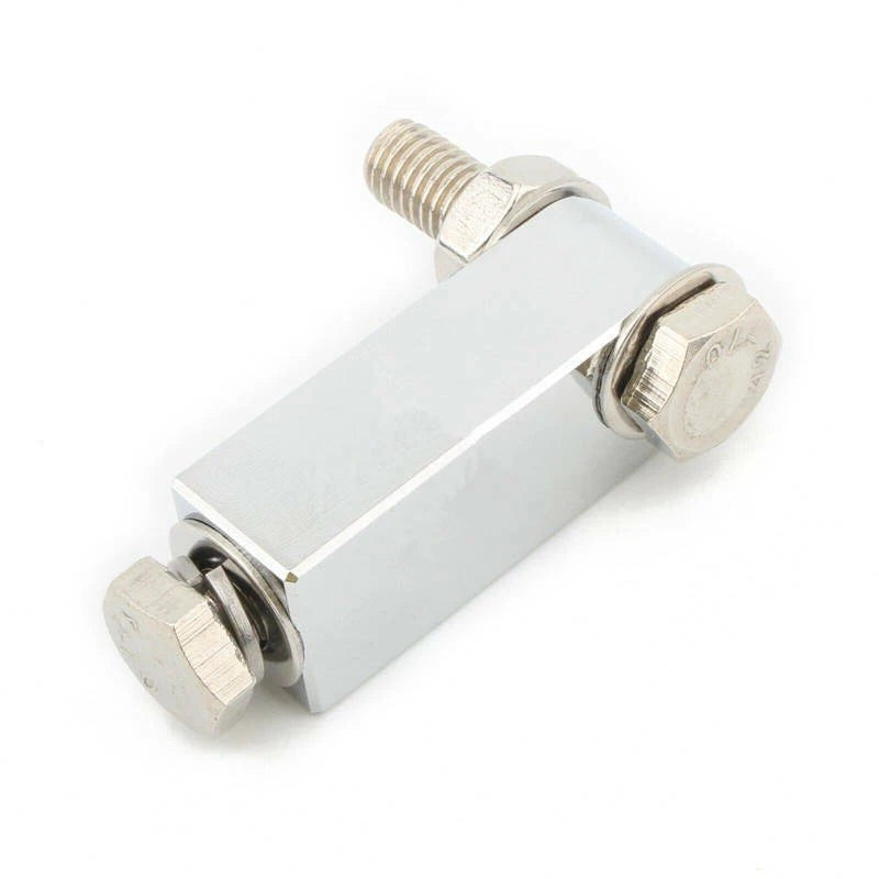 Chrome CNC Headlight Mount Bracket Block for Harley Softail FXST Breakout Glide