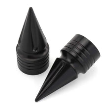 Load image into Gallery viewer, Spike Front Axle Nut Covers Caps Motor for Harley Sportster Touring Dyna Softail