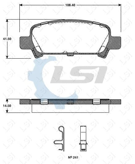 Rear Brake Pads and Rotors Set suits Subaru Liberty 3.0 2004-09 BP