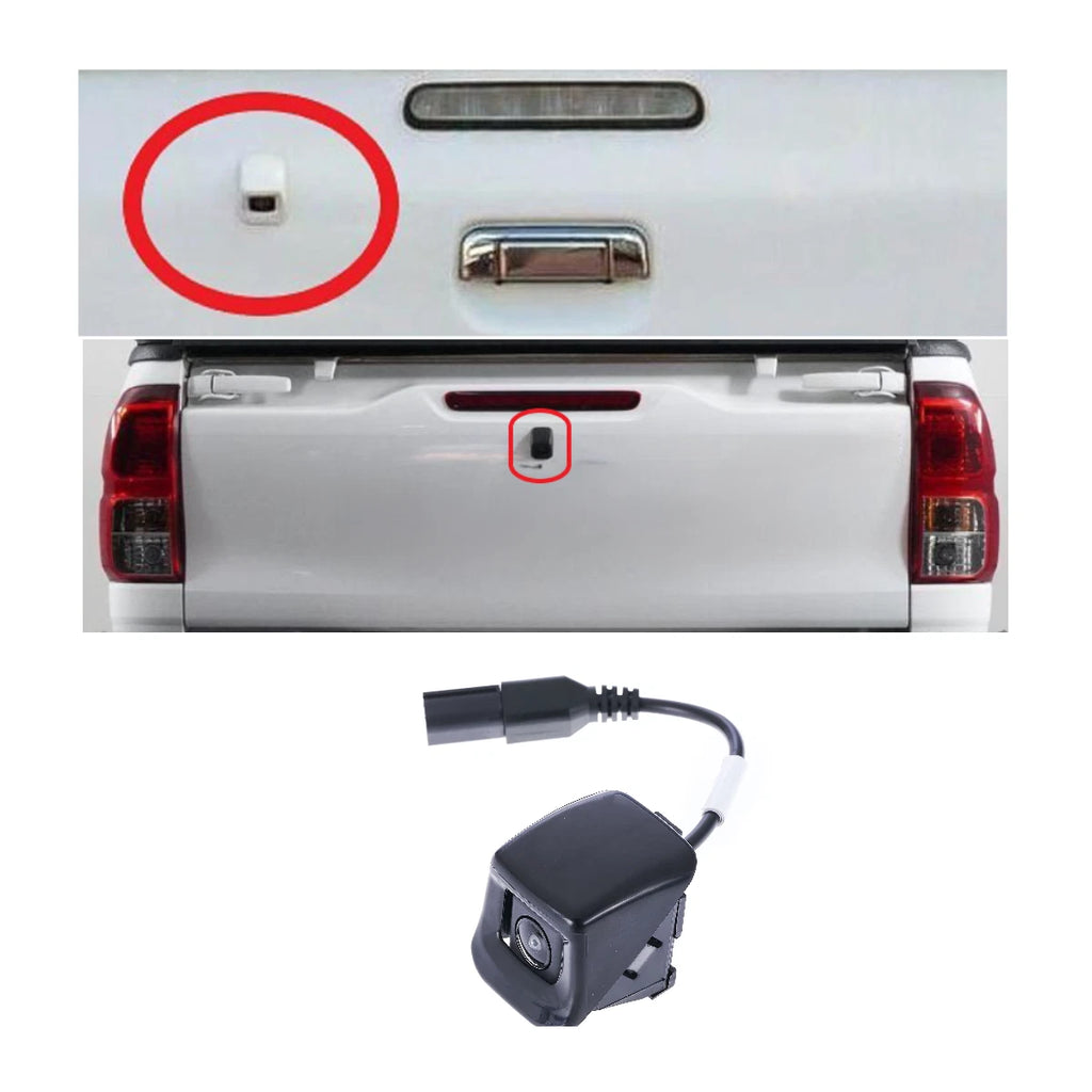 Back Up Rear View Tailgate Reverse Camera OE Quality For Toyota Hilux 2005-2015