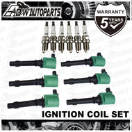 Ignition Coils Spark Plugs Set For FORD TERRITORY SX BA BF FALCON 2003-2011